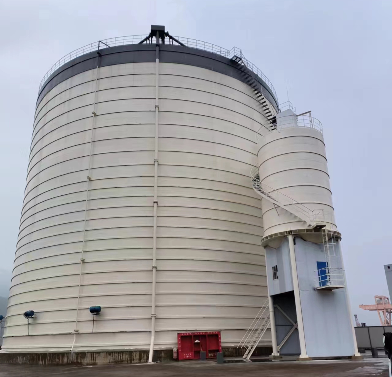 将乐10万吨水泥钢板库