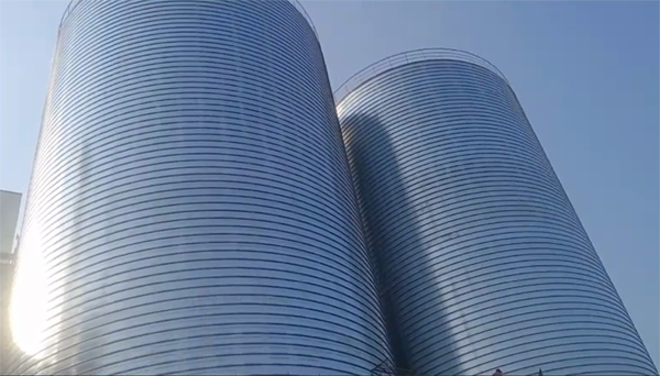 将乐2座混凝土高架卷板仓